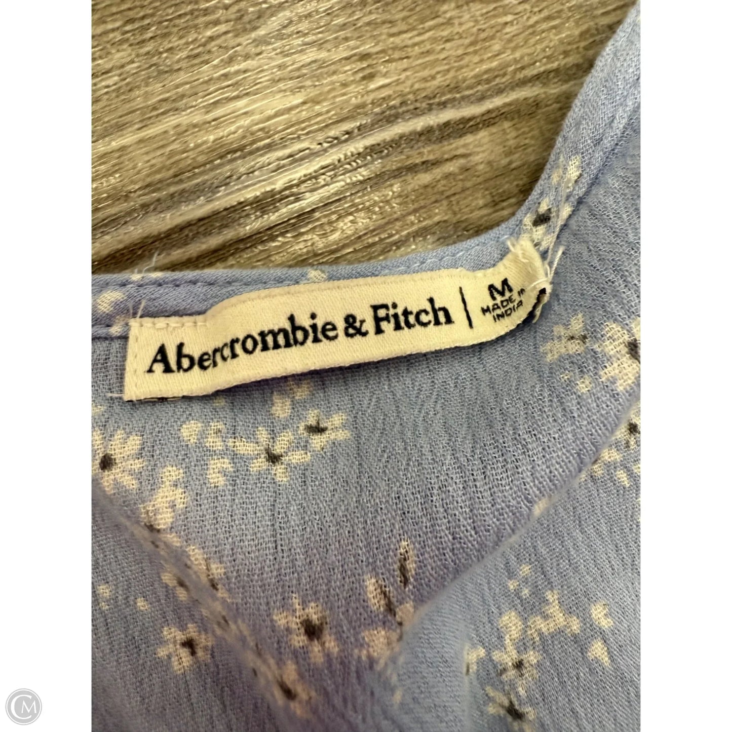 Top Short Sleeve Basic By Abercrombie And Fitch In Blue, Size: M