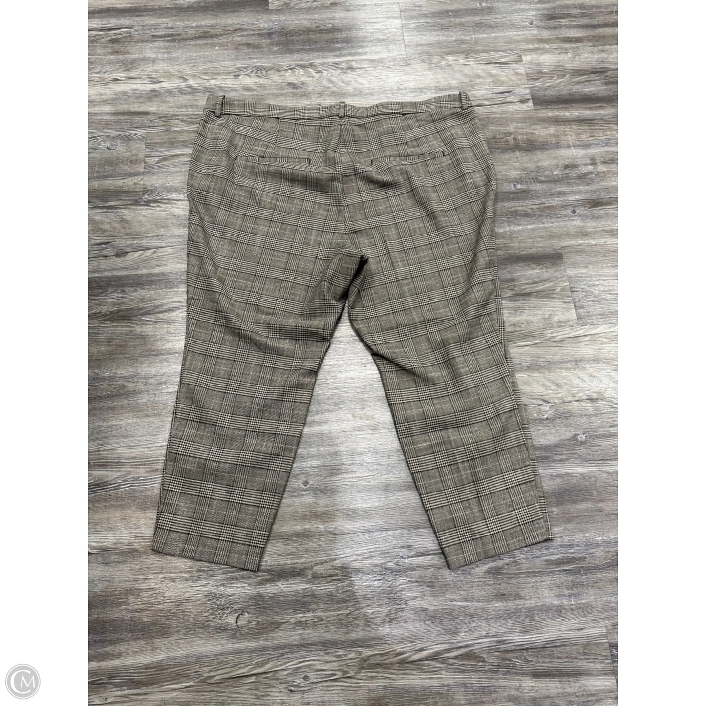 Pants Cropped By H&m In Plaid Pattern, Size: 26