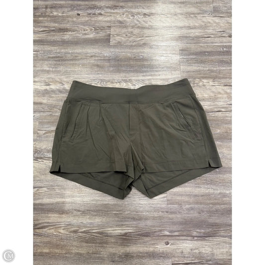 Athletic Shorts By Athleta In Green, Size: 2x