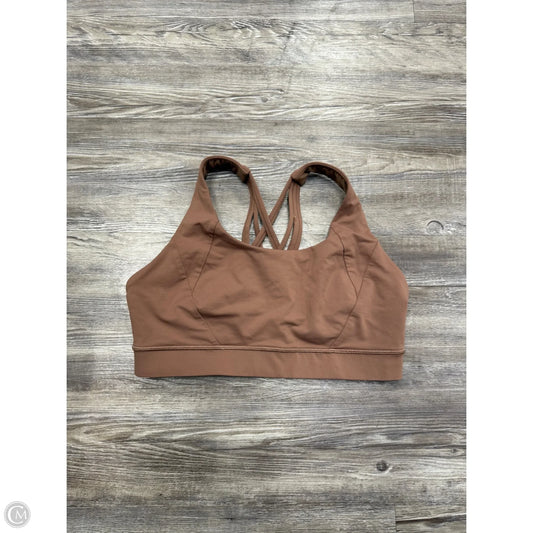 Athletic Bra By Lululemon In Brown, Size: 10