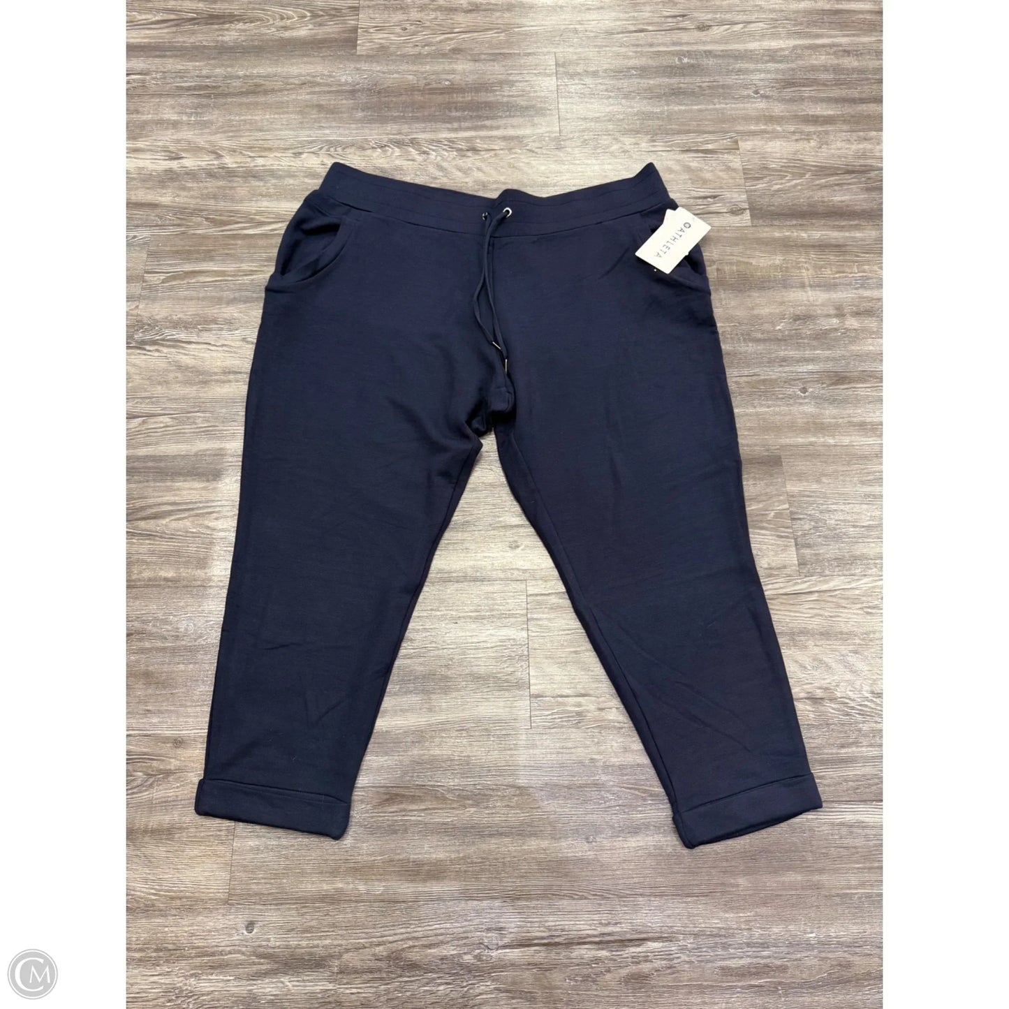 Athletic Pants By Athleta In Navy, Size: 1x
