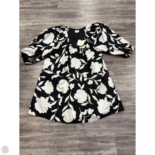 Dress Casual Short By Target-designer In Black & White, Size: Xxl