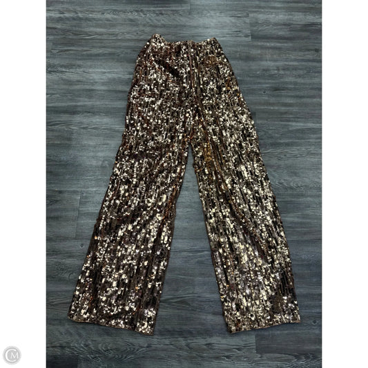Pants Wide Leg By club L In Gold, Size: 6