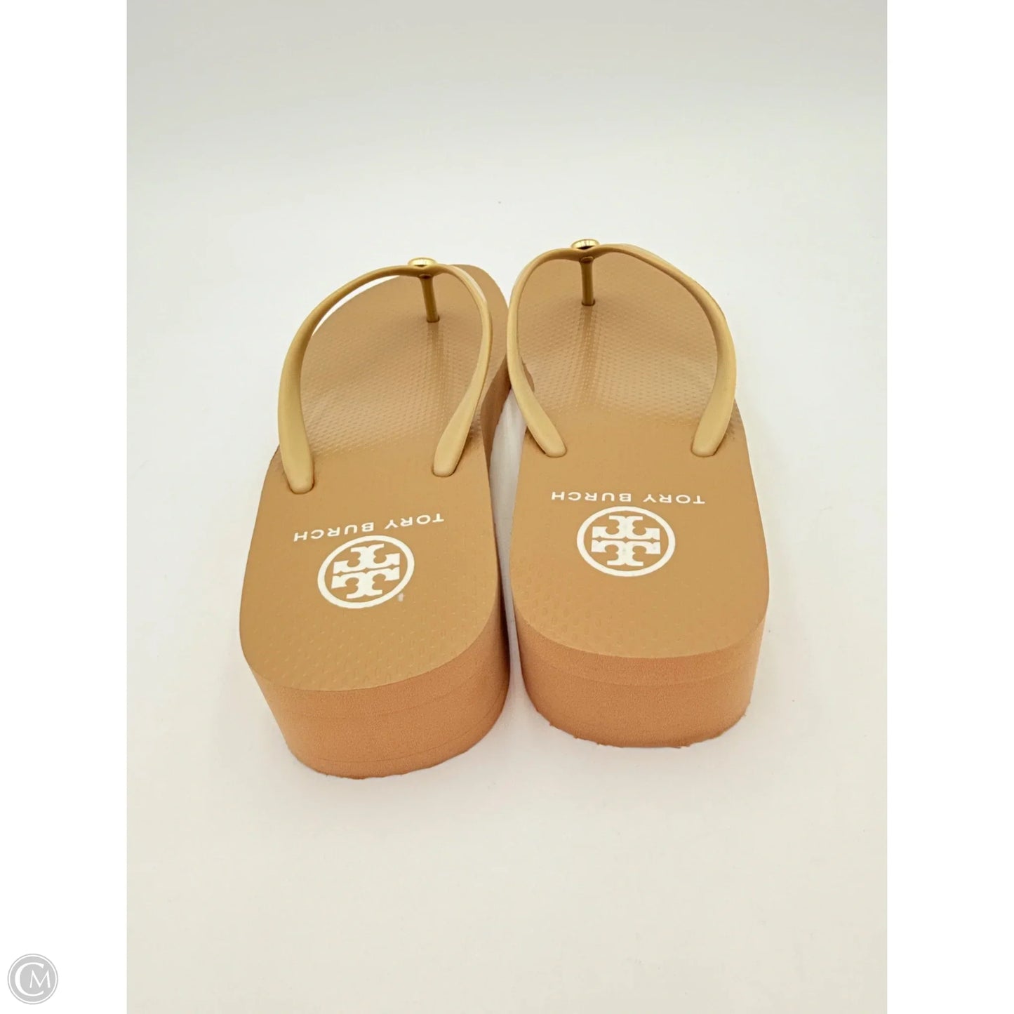 Sandals Designer By Tory Burch In Tan, Size: 10