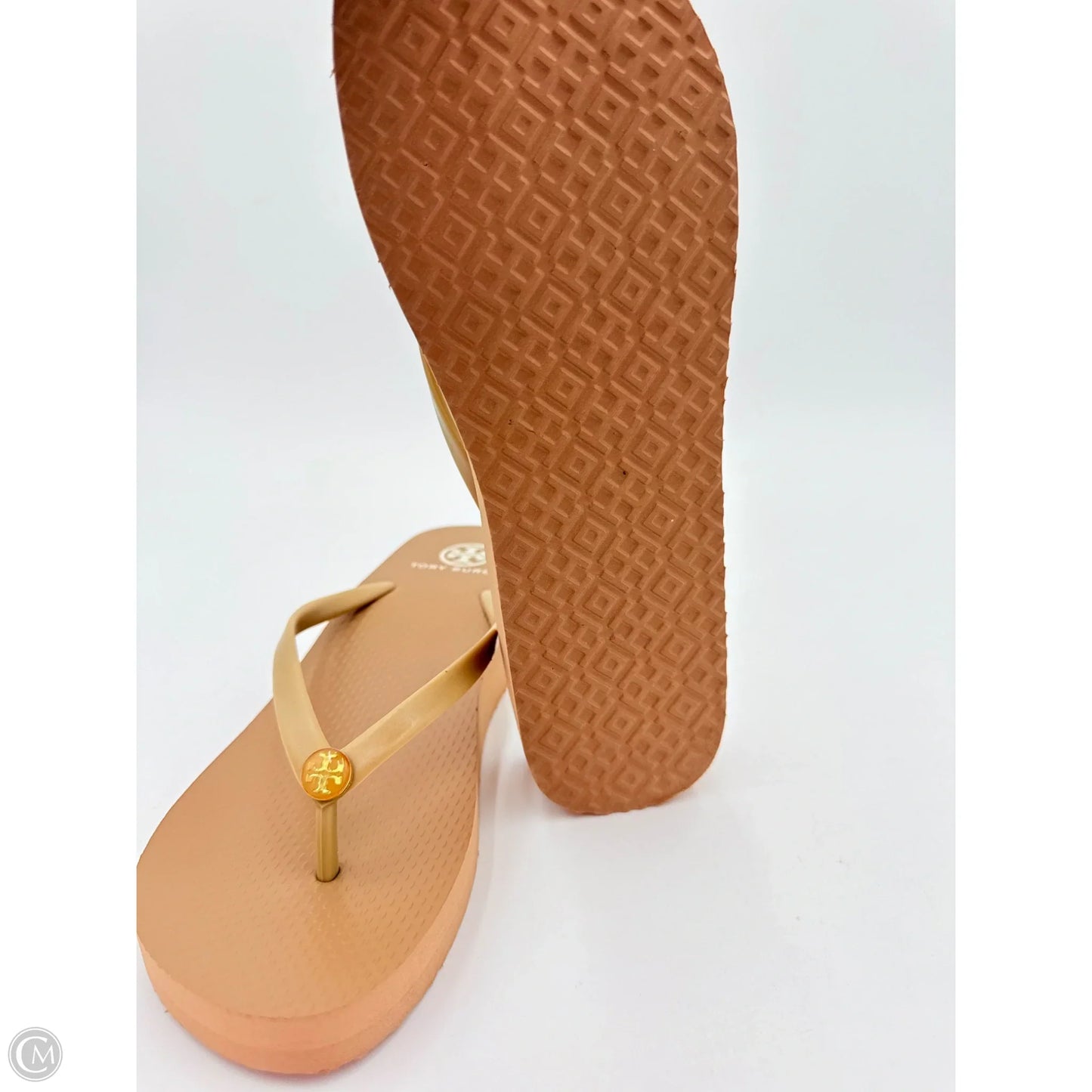 Sandals Designer By Tory Burch In Tan, Size: 10