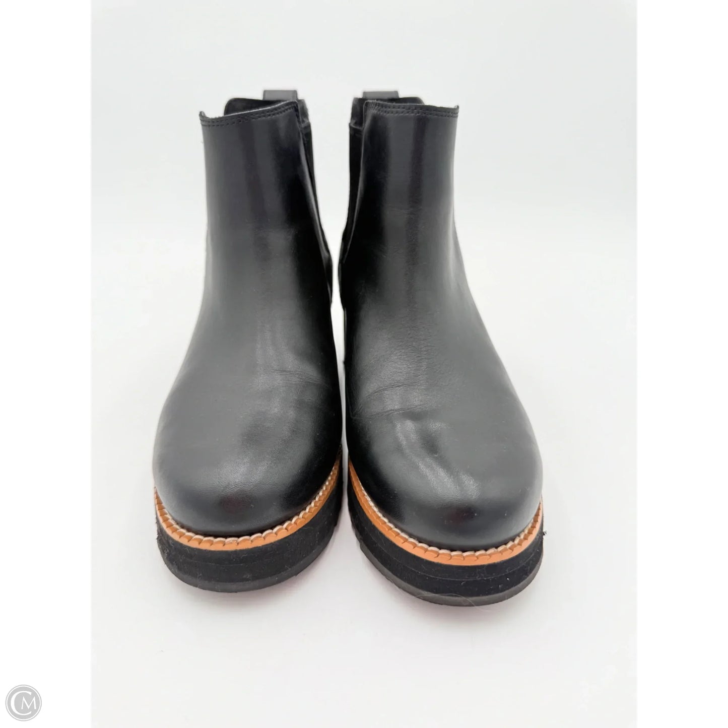 Boots Ankle Heels By Cole-haan In Black, Size: 6.5
