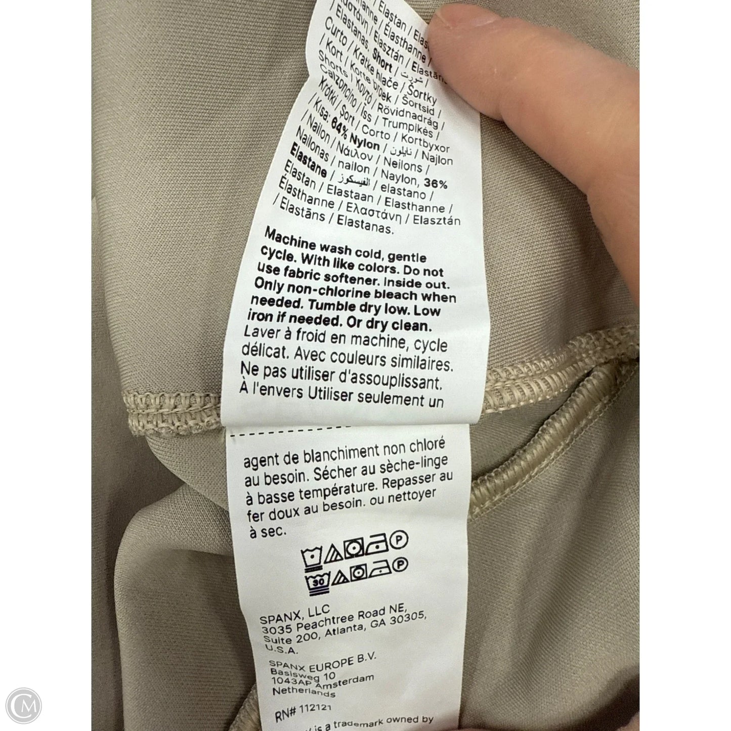 Skort By Spanx In Tan, Size: L