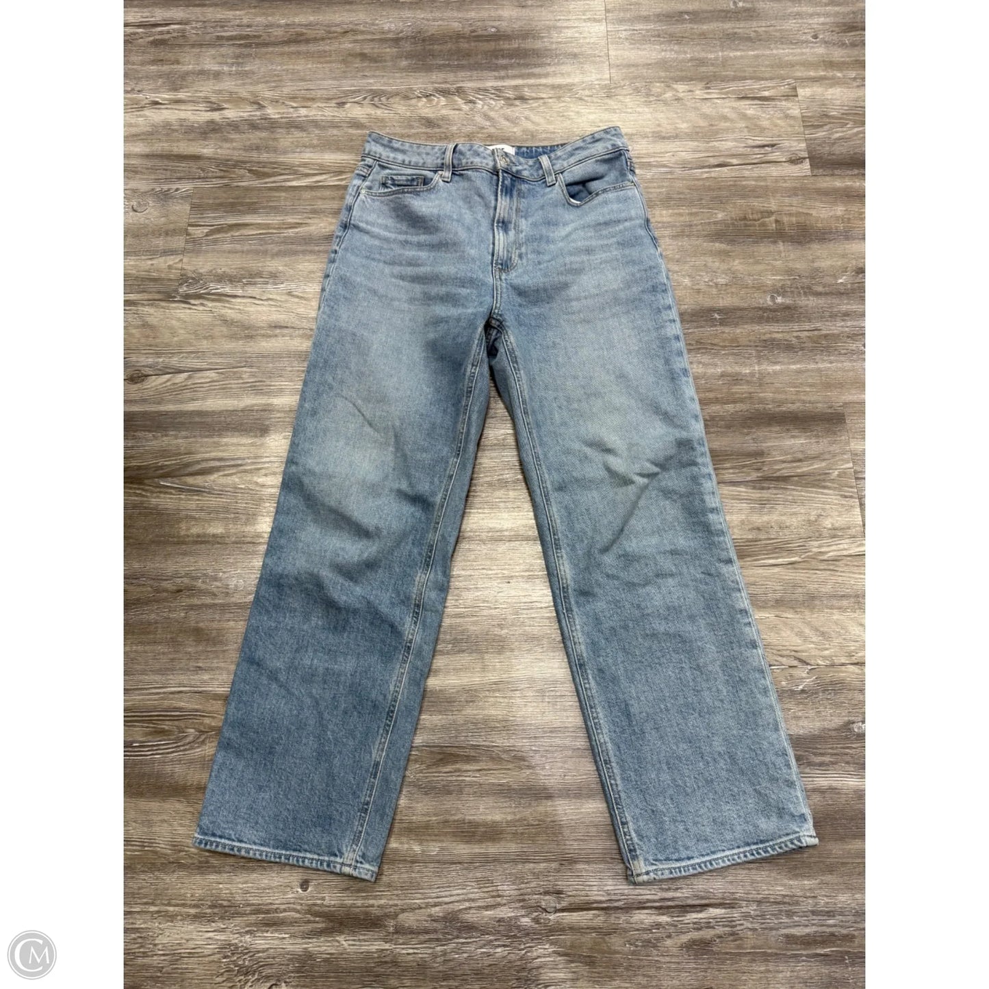 Jeans Straight By Paige In Blue Denim, Size: 6