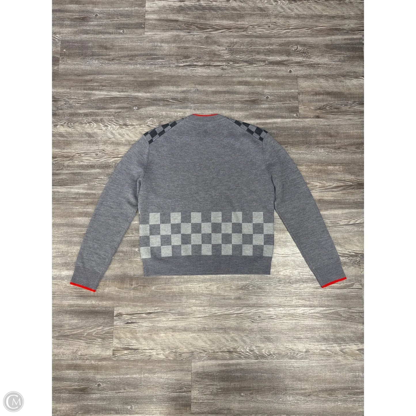 Sweater By G/FORE In Grey & Red, Size: M