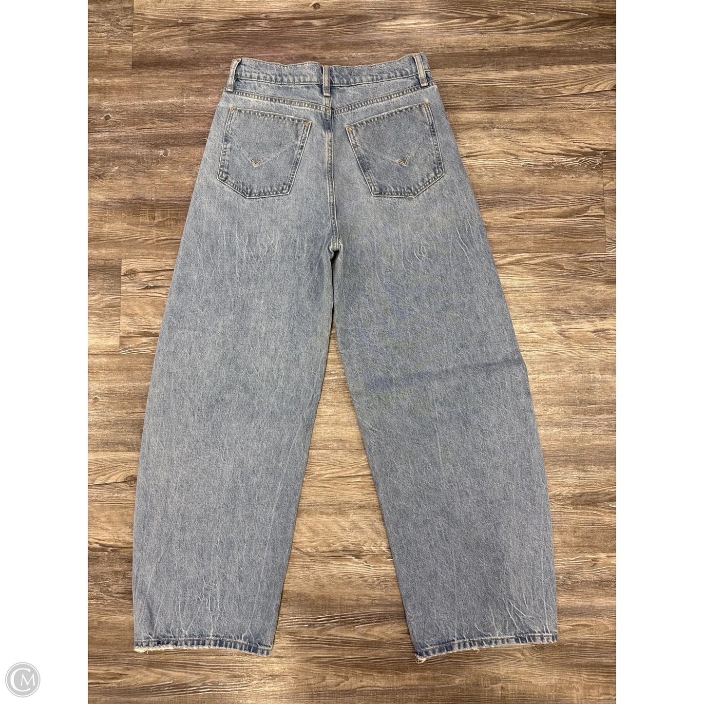 Jeans Wide Leg By Hudson In Blue Denim, Size: 4