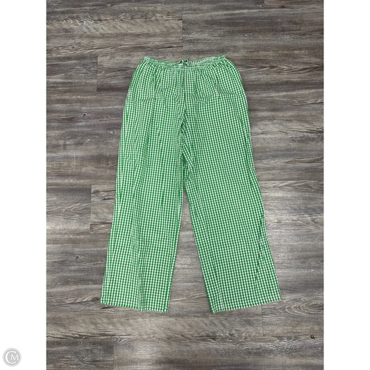 Pants Cropped By Vinyl Threads In Green, Size: Xs