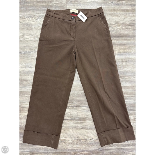 Pants Wide Leg By Cmc In Brown, Size: 8