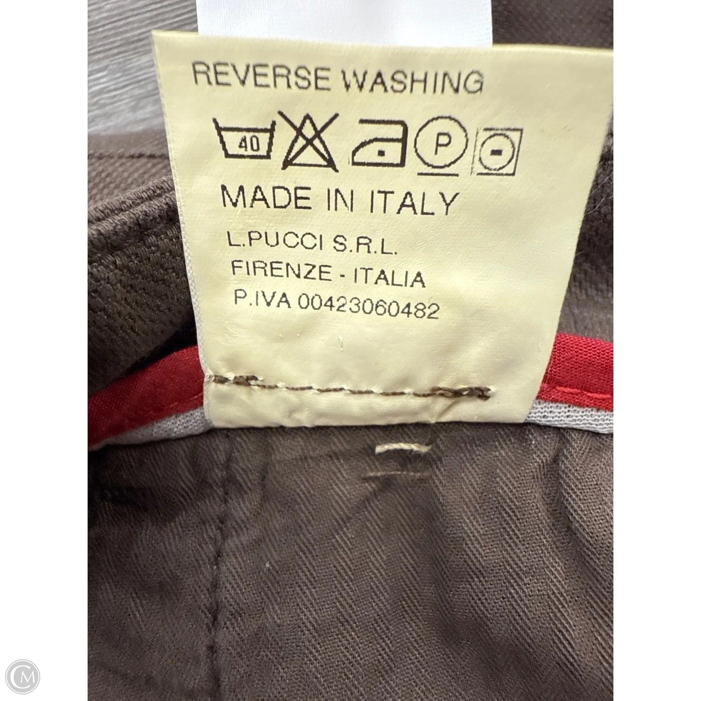Pants Wide Leg By Cmc In Brown, Size: 8