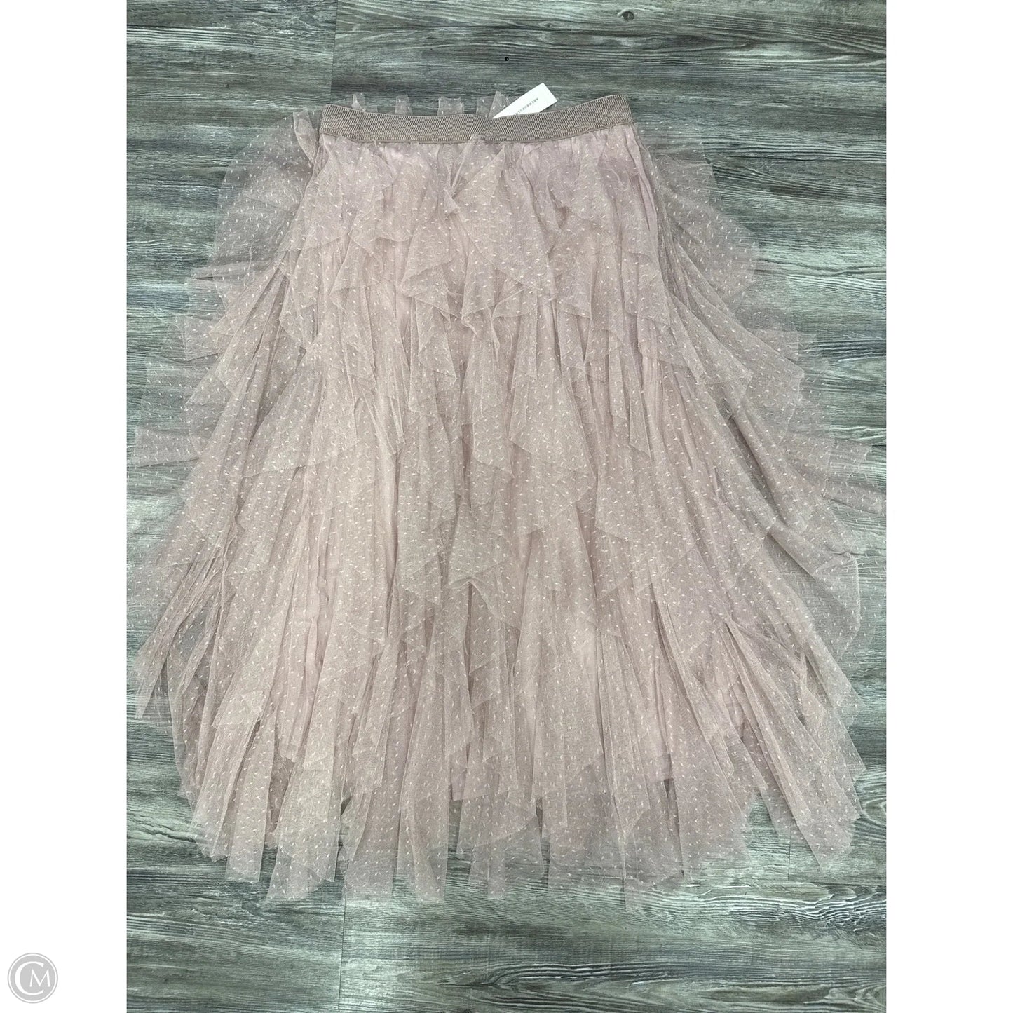 Skirt Maxi By Anthropologie In Mauve, Size: M
