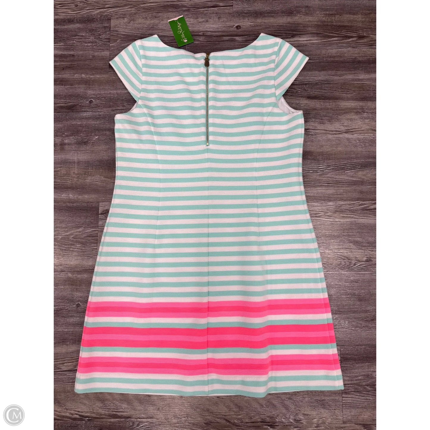 Dress Designer By Lilly Pulitzer In Green & Pink, Size: Xl