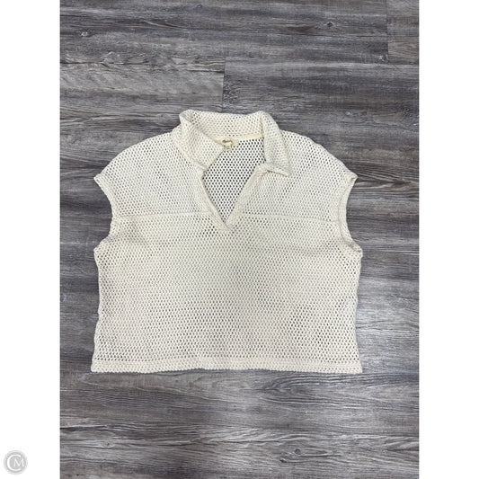 Top Short Sleeve By Madewell In Tan, Size: Xxs