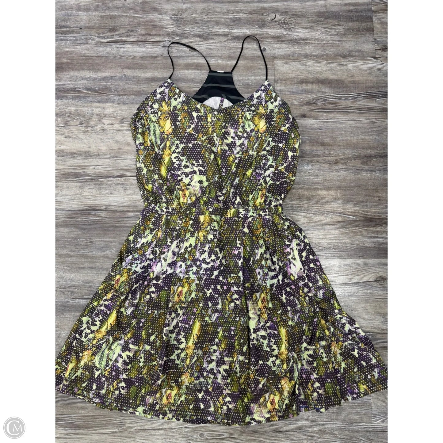 Athletic Dress By Lululemon In Green & Purple, Size: 10