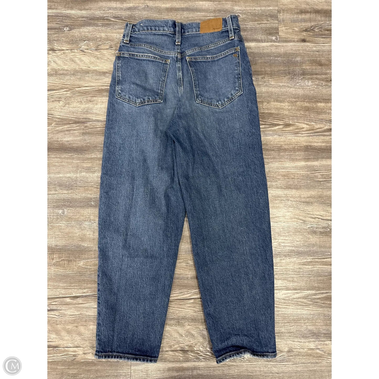 Jeans Straight By Madewell In Blue Denim, Size: 2