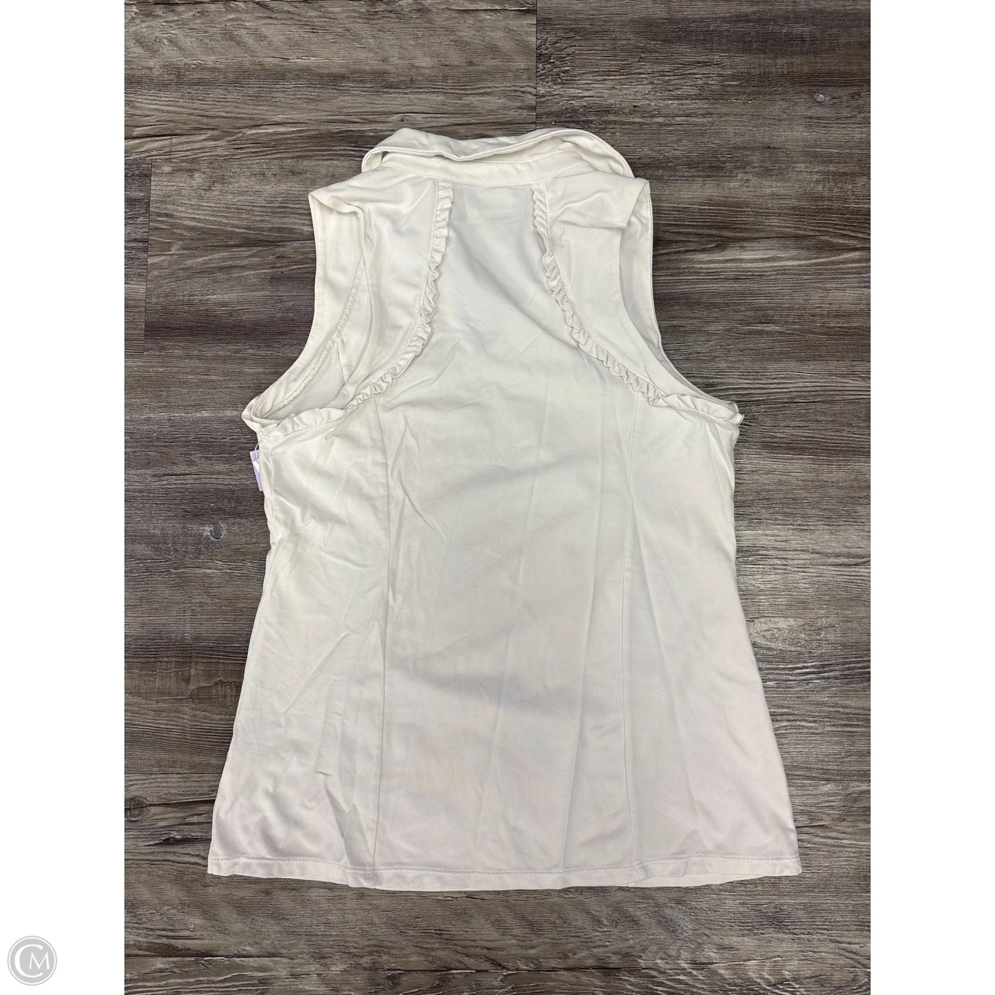 Top Sleeveless Designer By Lilly Pulitzer In White, Size: M