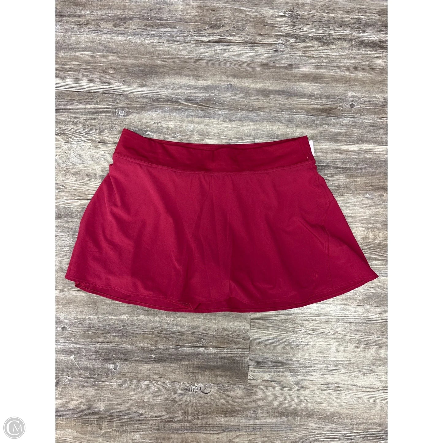 Athletic Skort By Lululemon In Maroon, Size: 12
