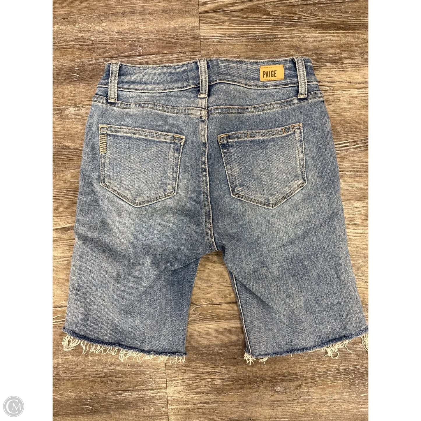 Shorts By Paige In Blue Denim, Size: 0