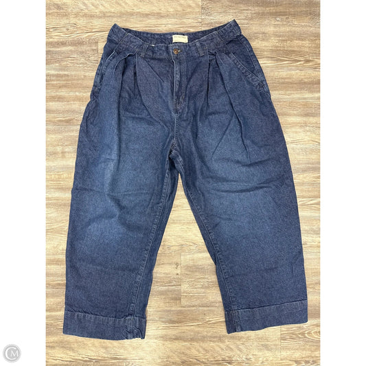 Jeans Wide Leg By We The Free In Blue Denim, Size: 12