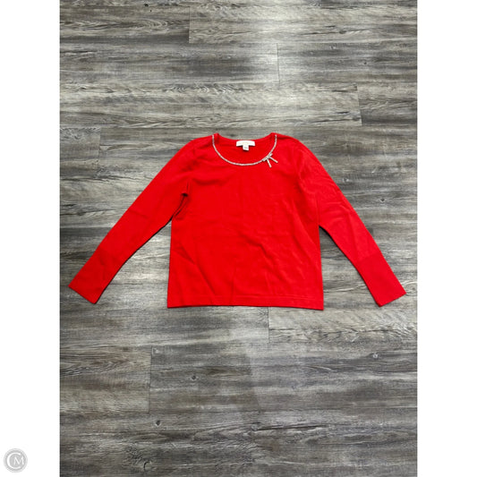 Sweater Designer By Lilly Pulitzer In Red, Size: M