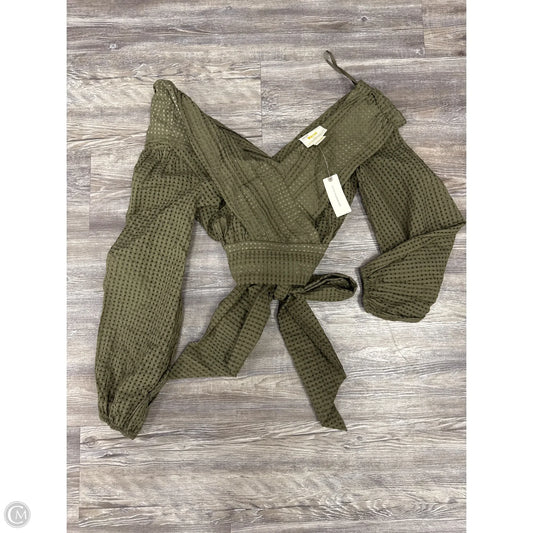Top Long Sleeve By Maeve In Green, Size: 00