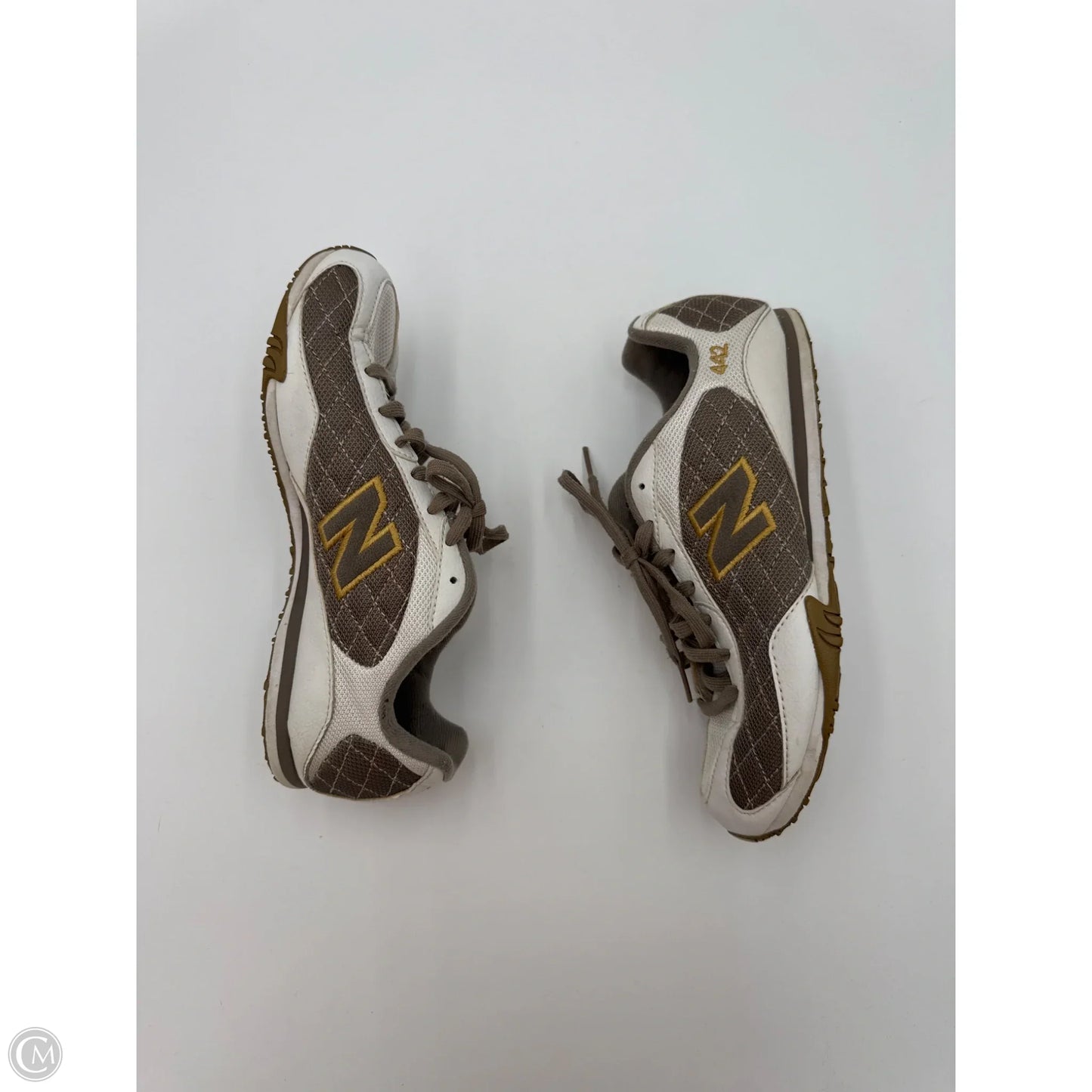 Shoes Sneakers By New Balance In Brown & White, Size: 8