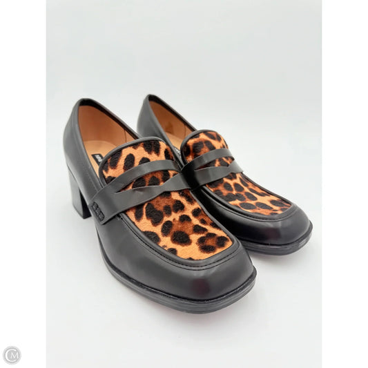 Shoes Heels Block By Nine West In Animal Print, Size: 10.5