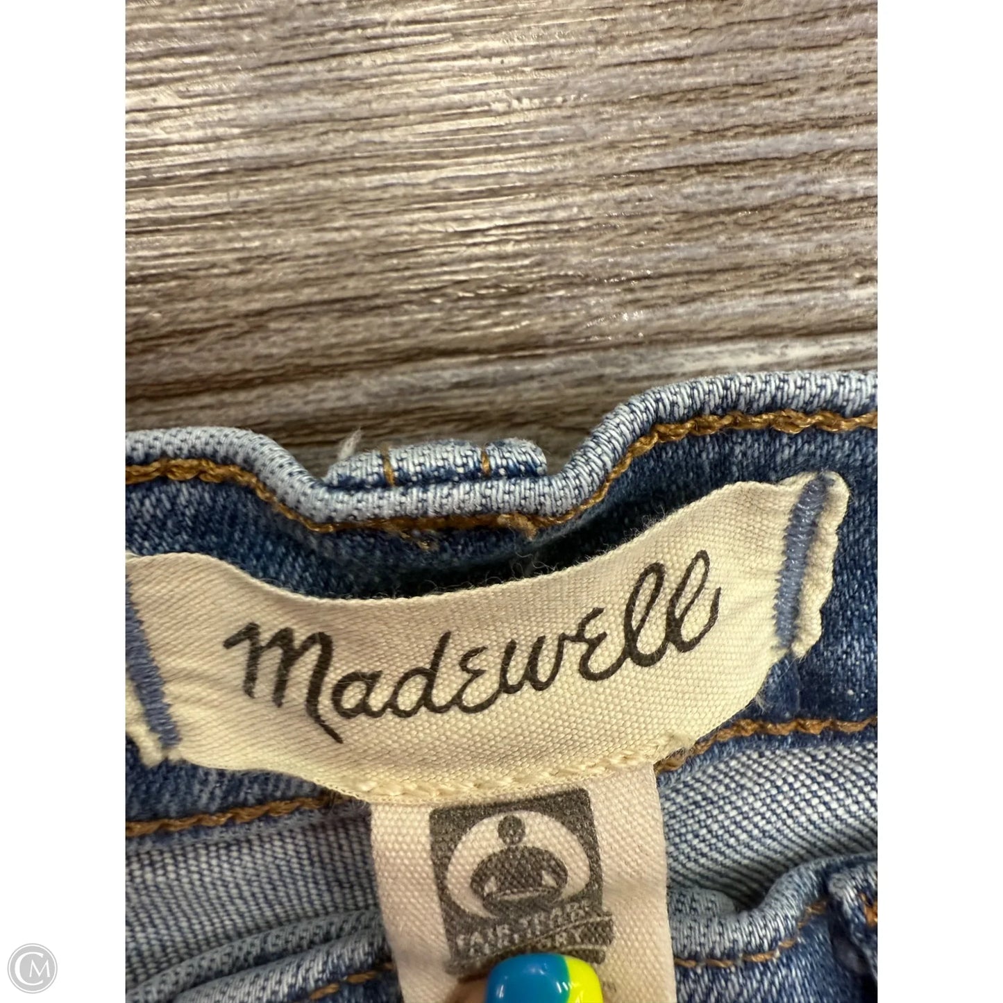 Jeans Skinny By Madewell In Blue Denim, Size: 8