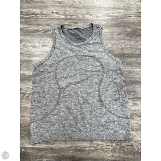 Athletic Tank Top By Lululemon In Grey, Size: 12