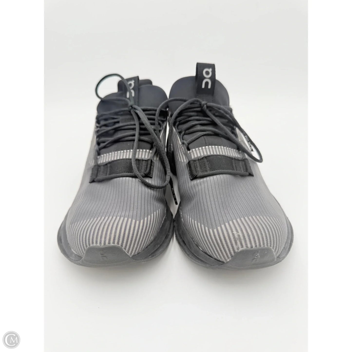 Shoes Athletic By On Cloud In Black & Grey, Size: 9.5