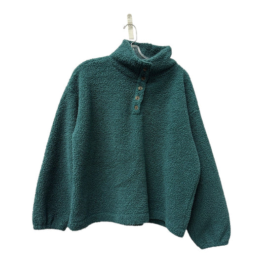 Sweatshirt Crewneck By Loft In Green, Size:L