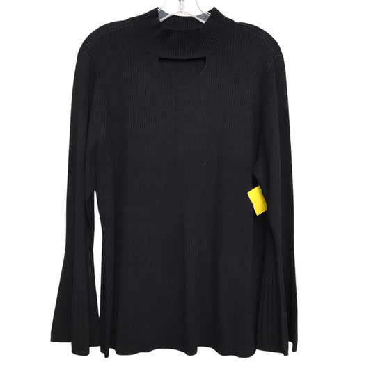 Top Ls By Chicos In Black, Size:Xl