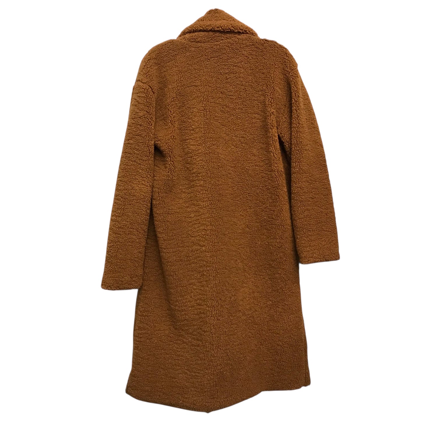 Coat Faux Fur & Sherpa By Old Navy In Brown, Size:M
