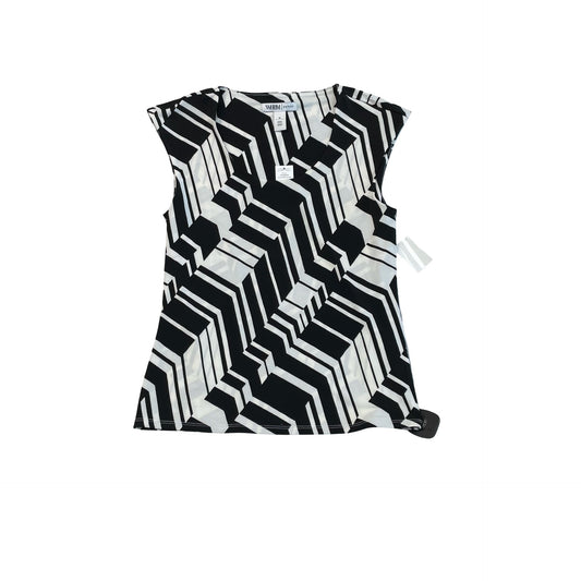Top Sleeveless By White House Black Market In Black & White, Size:M