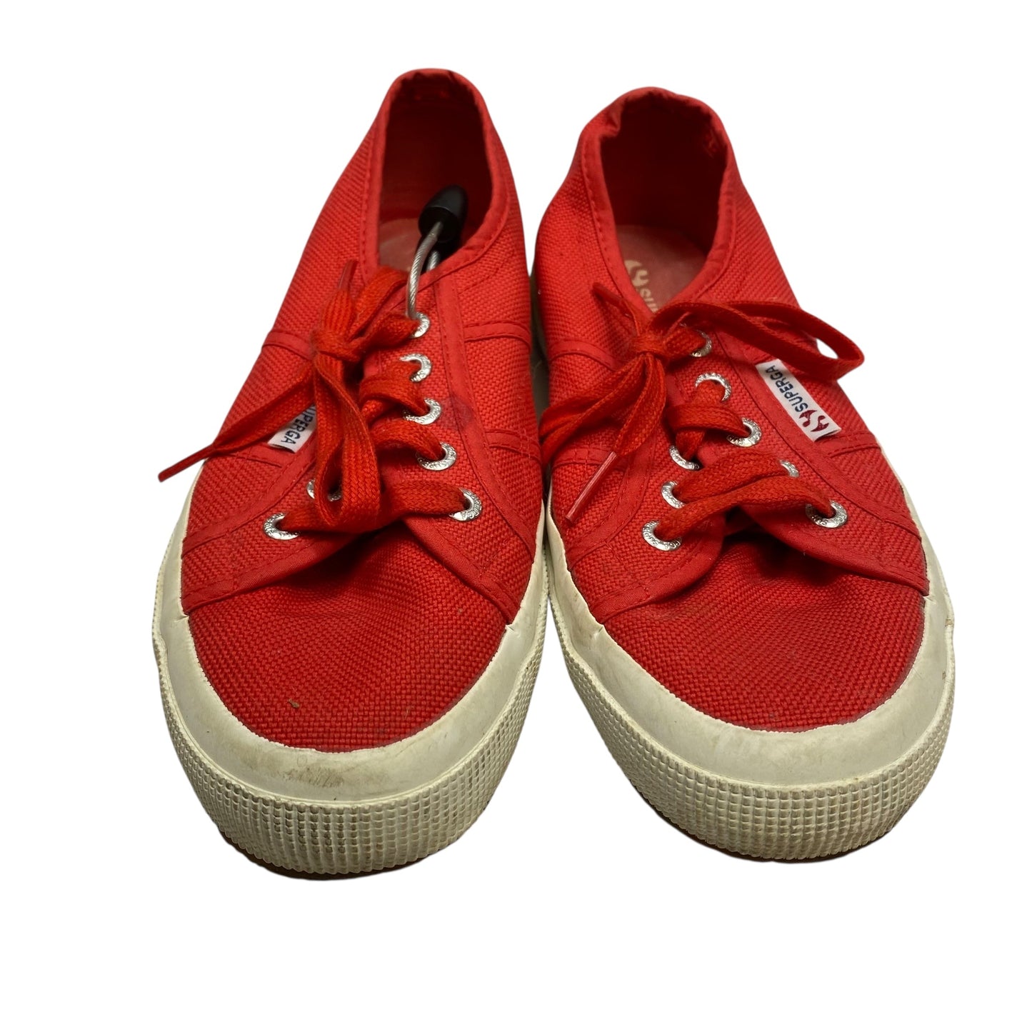 Shoes Sneakers By Superga In Red, Size:7.5