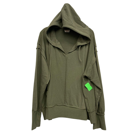 Sweatshirt Hoodie By Hailey & Co In Green, Size:3X