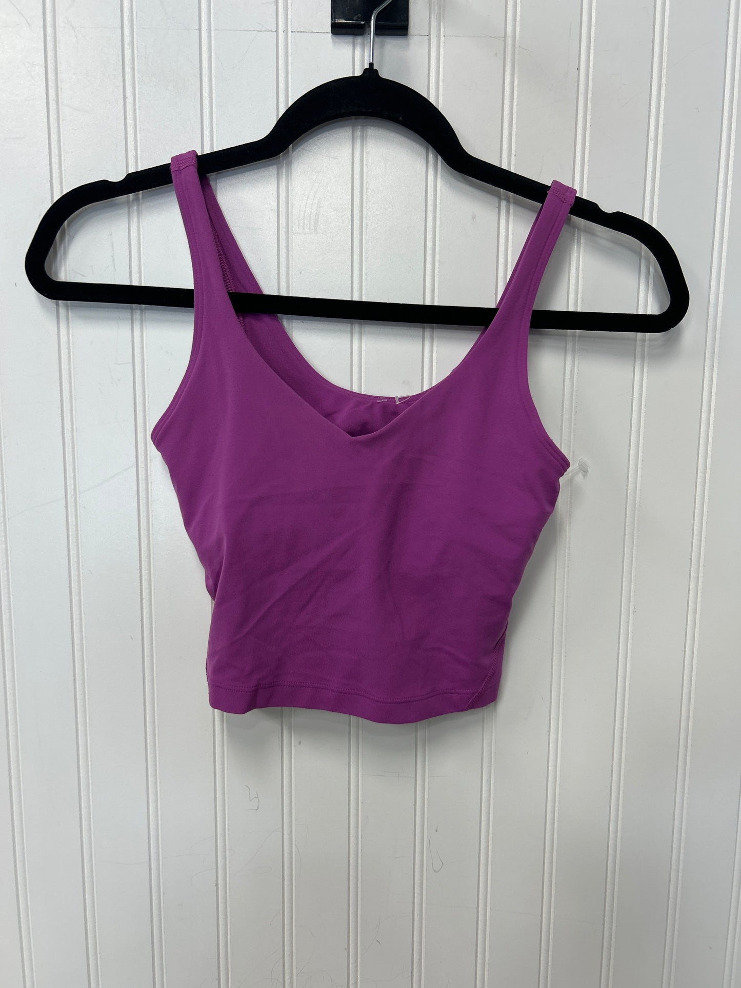Athletic Tank Top By Lululemon In Purple, Size:2
