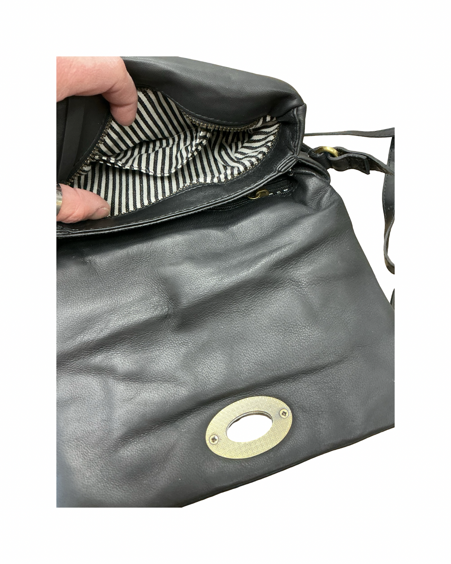 Crossbody By Clothes Mentor In Black, Size:Small