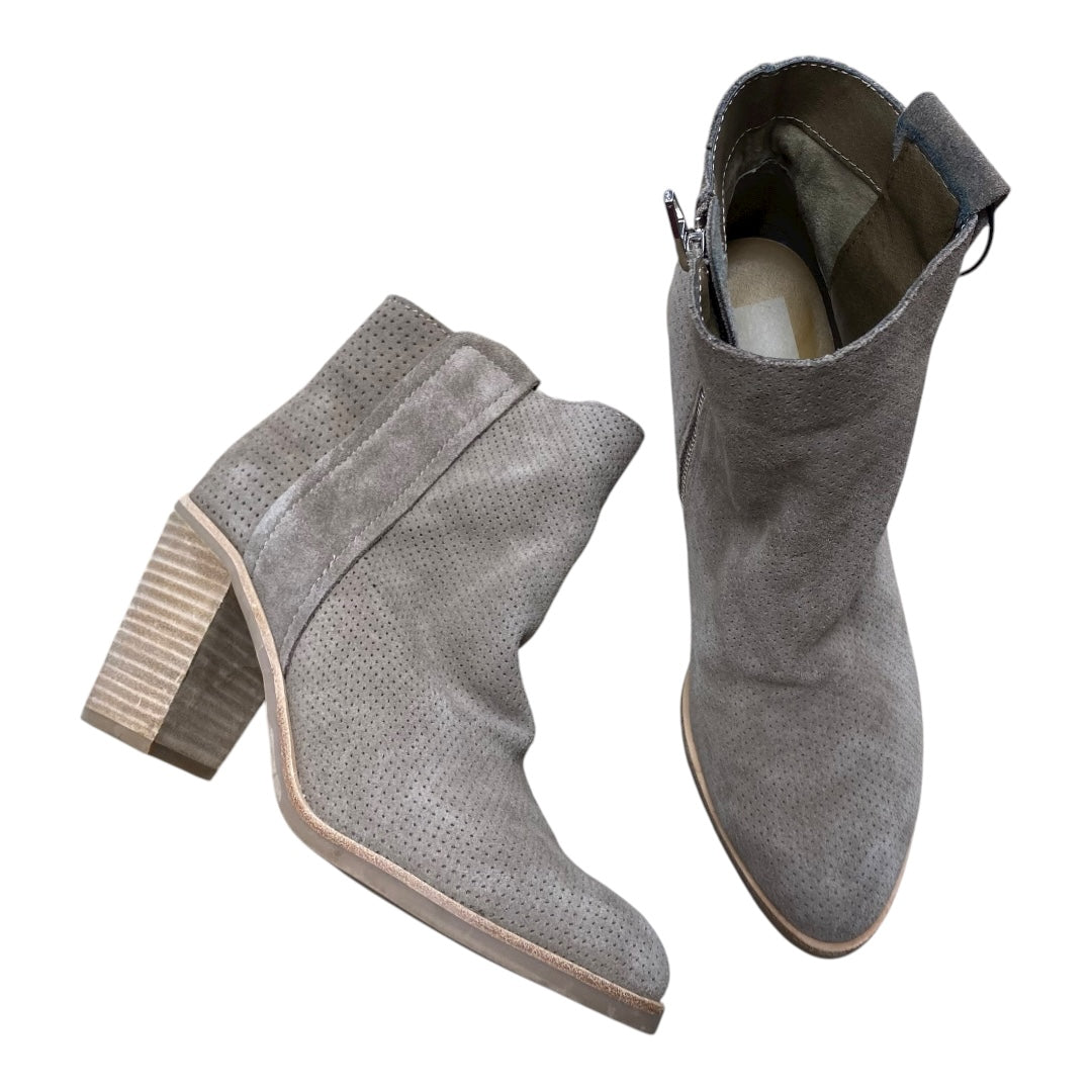 Boots Ankle Heels By Dolce Vita In Taupe, Size:8