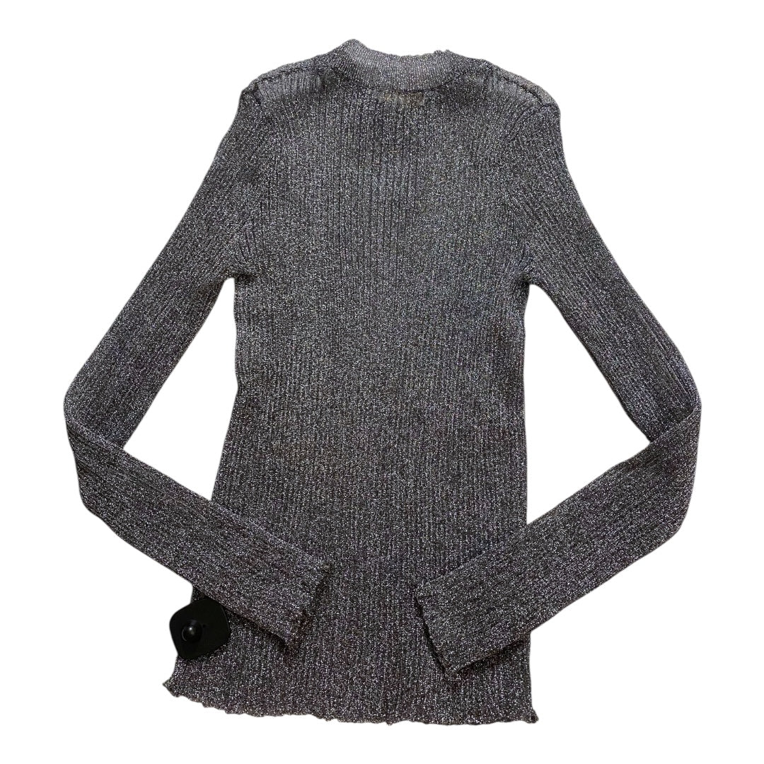 Top Ls By Flying Tomato In Silver, Size:M