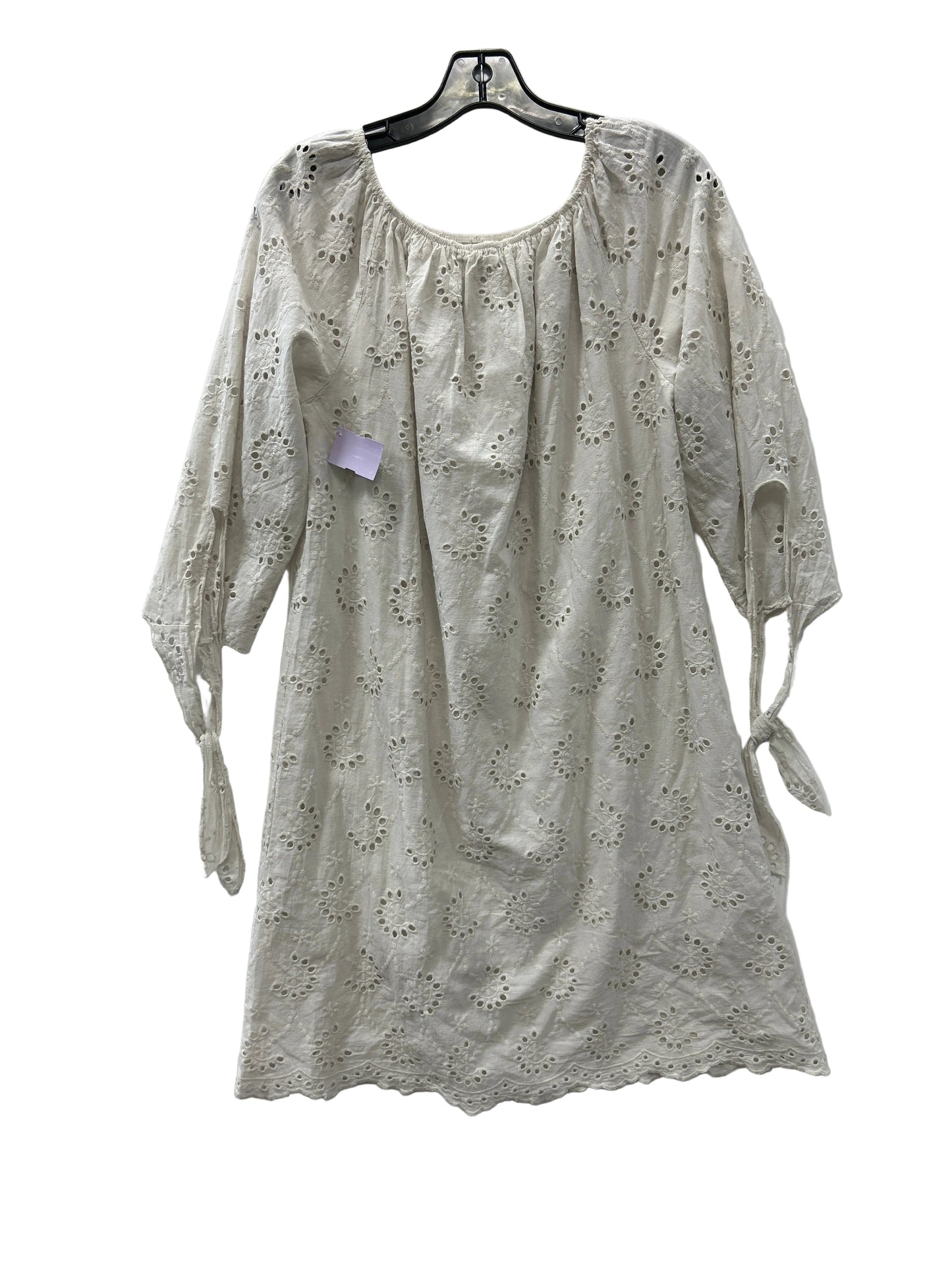 Dress Casual Midi By Valentina In Cream, Size:M