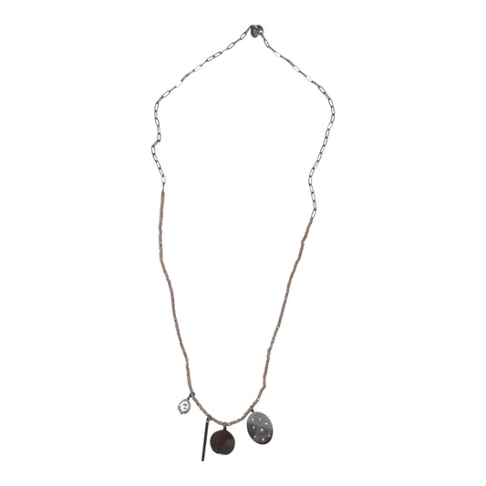 NECKLACE PENDANT by LOFT In PINK & SILVER