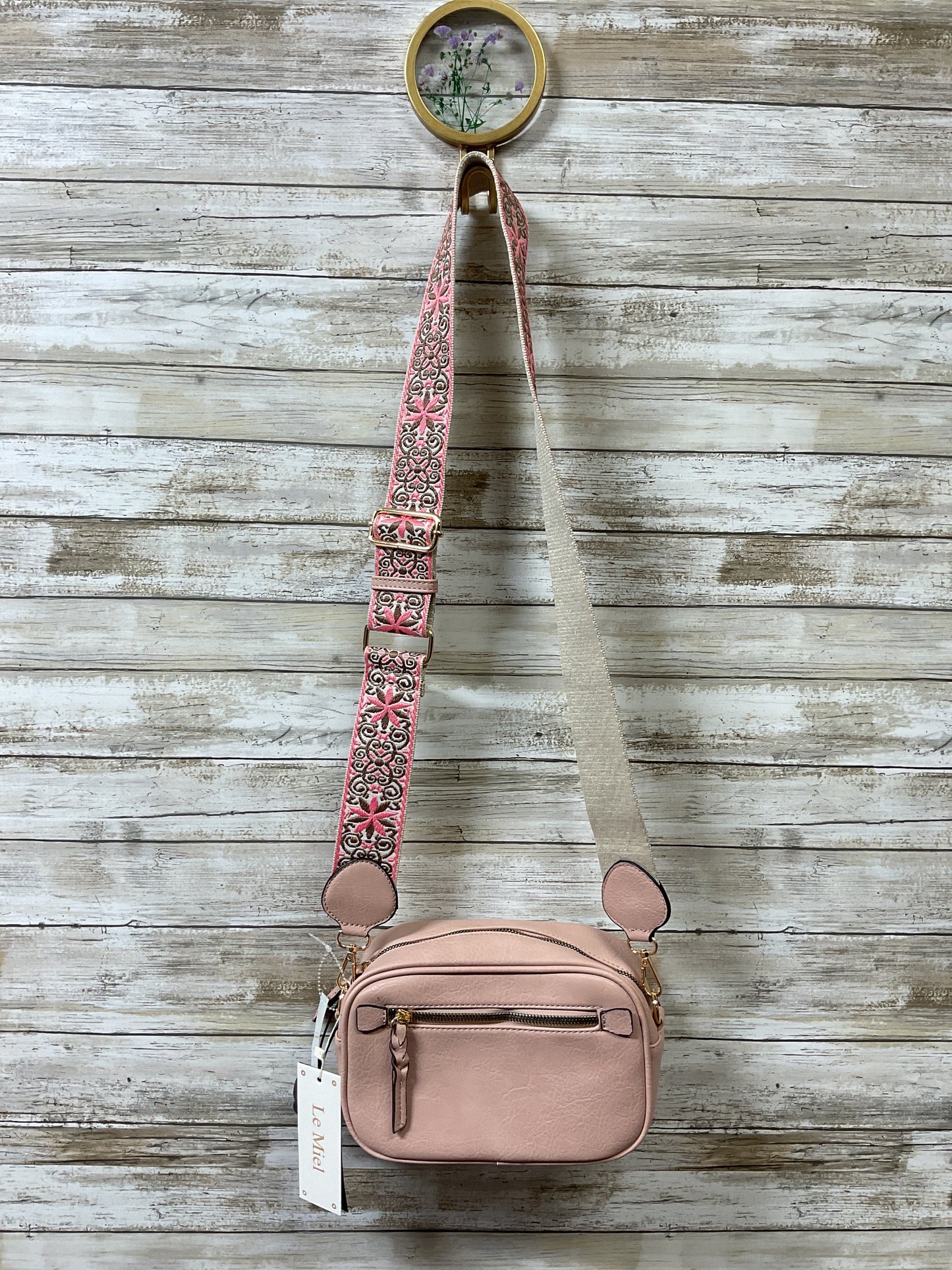 Crossbody By Clothes Mentor In Pink, Size:Small