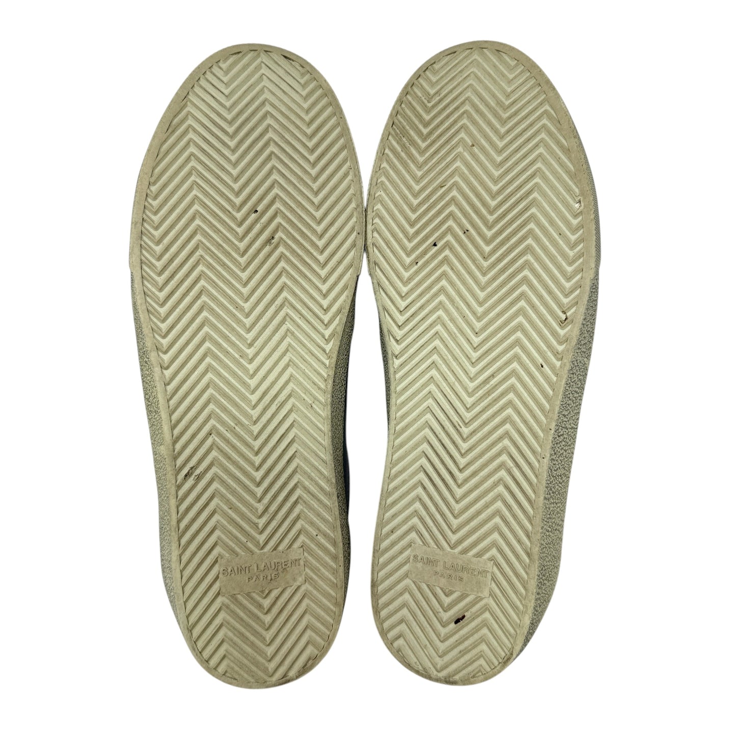 Court Classic SL/06 Sneakers Luxury Designer By Yves Saint Laurent In Silver, Size: 12 (IT 42)