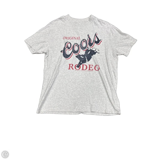 Top Short Sleeve Basic By Abercrombie And Fitch In Grey, Size: M