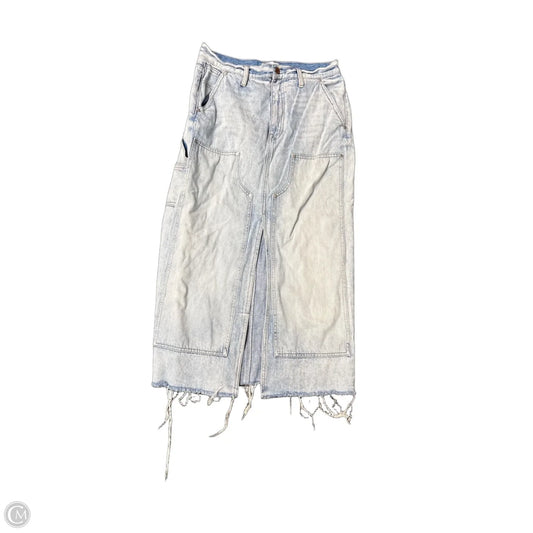 Skirt Maxi By Pistola In Blue Denim, Size: 12