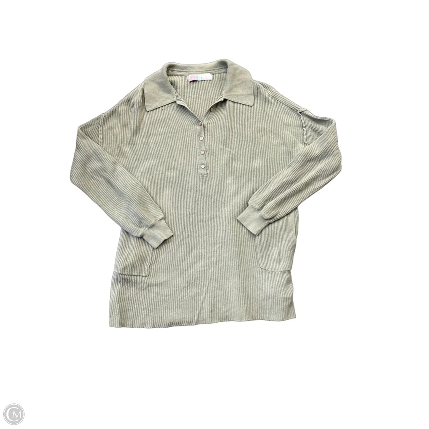 Sweater By Free People In Green, Size: M